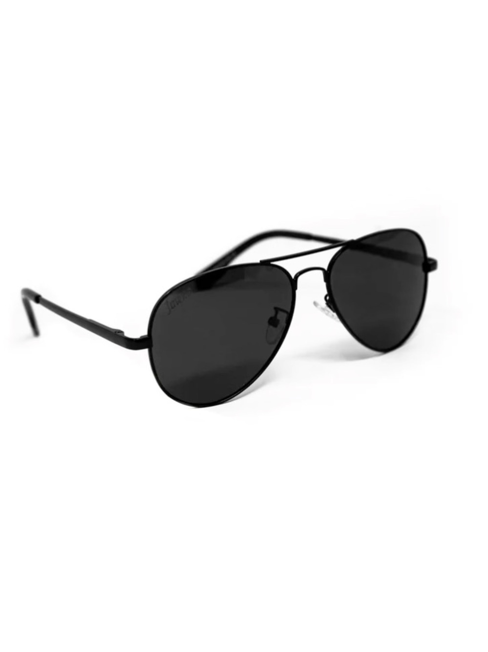 Tinted Jawns Black Aviator Sunglasses Polarized